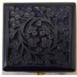 Stylish Assortment - (1) Cloth Drawstring / Backpack - Dragon on the Front (1) Journal - Tree of Life Design & (1) Blue Wooden Trinket Box (View Photos)