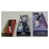 Pocket Knives (1) Frost Cutlery - Eagle Eye III / 15 - 109B (1) Whitetail - Gentle Folder / WT - 176B (1) Tac Xtreme - TX - 181B **NEW (See Photos to View Knives & Details)