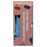 *NEW (1) M4 Smart Bracelet - HD Color Screen / Message View / 45 Day Battery Life & (1) Silicone Storage Collapsible Water Bottle - Blue Bottle with Black Lid (View Photos for more Details)