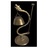 Vintage Chinese Brass Dragon Dinner Bell