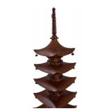 Five Story Japanese Pagoda Decorative Figurine