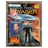 Three New in Package Star Trek Voyager Figurines including Kathryn Janeway