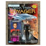Three New in Package Star Trek Voyager Figurines including Kathryn Janeway
