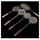 Five Sports Racquets By Graphite, Wilson Rally Jr. and YONEX R-7