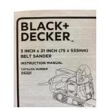 Black & Decker 3" x 21" Belt Sander