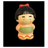 Vintage Japanese Dolls including Scroll, Wooden Box, Ornament and More