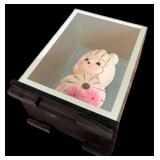 Two Japanese Traditional Hanakko Flower Sakura Dolls