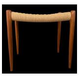 Danish Modern / Mid Century Teak Ottoman / Foot Stool