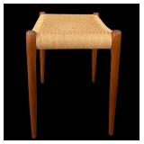 Danish Modern / Mid Century Teak Ottoman / Foot Stool