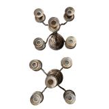 Pair of Vintage Godinger Beautiful Silver Plated Candelabras