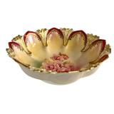 Vintage Pieces including a Hand Painted Japanese Moriage Porcelain Pitcher with Handle