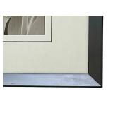 Petite Delicate Black and White Floral Framed Art