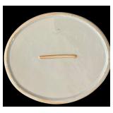 Two Beautiful Blue and White Bowls with Lattice Edging