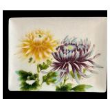 Assorted Japanese Ando Floral Enamel Trays