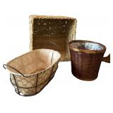 Collection of Decorative Storage Baskets