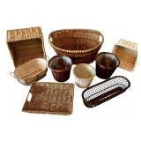 Collection of Decorative Storage Baskets