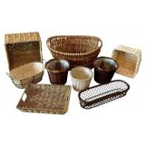 Collection of Decorative Storage Baskets