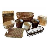 Collection of Decorative Storage Baskets