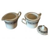 Noritake Prelude Creamer & Sugar Set