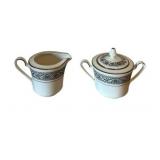 Noritake Prelude Creamer & Sugar Set