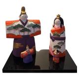 Four Japan Standing Hino Tachihina Kaga Figurines