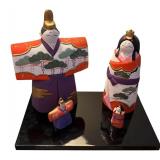 Four Japan Standing Hino Tachihina Kaga Figurines