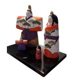 Four Japan Standing Hino Tachihina Kaga Figurines