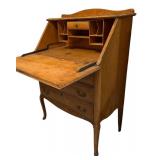 Vintage Secretary Desk with Chair