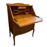 Vintage Secretary Desk with Chair