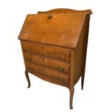 Vintage Secretary Desk with Chair