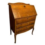 Vintage Secretary Desk with Chair