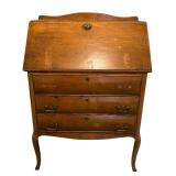 Vintage Secretary Desk with Chair