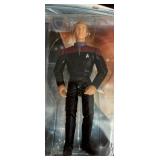 Star Trek Lt. Commander Worf, Lt. Tom Paris and Captain Jean-Luc Picard as Borg Figurines