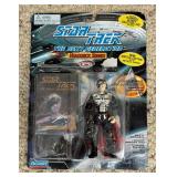 Star Trek Lt. Commander Worf, Lt. Tom Paris and Captain Jean-Luc Picard as Borg Figurines