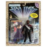 Star Trek Lt. Commander Worf, Lt. Tom Paris and Captain Jean-Luc Picard as Borg Figurines