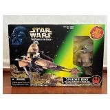 Star Wars Imperial Speeder Bike, Speeder Bike with Luke Skywalker and Star Fleet Phaser