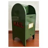 Vintage Metal Mailbox Bank