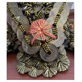 Vintage Miniature Ceremonial Hat Made of Coins