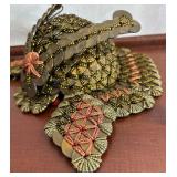 Vintage Miniature Ceremonial Hat Made of Coins