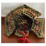 Vintage Miniature Ceremonial Hat Made of Coins