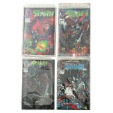 Four Spawn Comic Books