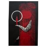 Kaoru Kawano – Girl and Candle & Kaoru Kawano – Girl and Bird Framed Art Prints