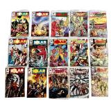 Vintage Comics by Valiant "Solar Man of The Atom"  and Magnus "Fobort Fighter"