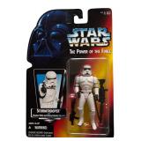 Vintage Star Wars Figurines Original Packaging / "The Power of the Force", "3-3PO" Stormtrooper, Yoda & Boba Fett