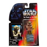 Vintage Star Wars Figurines Original Packaging / "The Power of the Force", "3-3PO" Stormtrooper, Yoda & Boba Fett