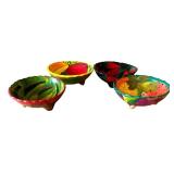 Variety of Vibrant Bowls, Two by Jose Vargas