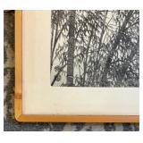Japanese Print Bamboo Forest by EIICHI KOTOZUKU