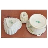 Pretty Petite Belleek Dishes