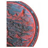 Vintage Cinnabar Style Platter