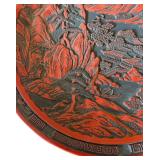 Vintage Cinnabar Style Platter